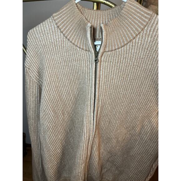 The Territory Ahead Khaki Alpine Ace Zip Cardigan Men' XL Ribbed Zip Grandpacore - Picture 3 of 10